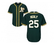 Oakland Athletics #25 Ryon Healy Replica Green Alternate 1 Cool Base MLB Jersey