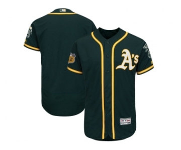 Oakland Athletics Blank Green 2017 Spring Training Flexbase Authentic Collection Stitched Baseball Jersey