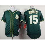 mlb jerseys oakland athletics #15 gomes green[gomes]