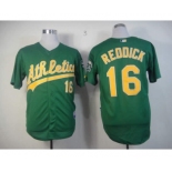 mlb jerseys oakland athletics #16 reddlck green