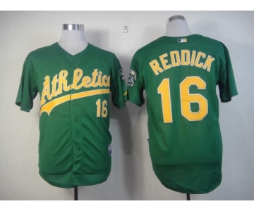 mlb jerseys oakland athletics #16 reddlck green