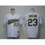 mlb jerseys oakland athletics #23 taylor white (cool base)