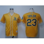 mlb jerseys oakland athletics #23 taylor yellow