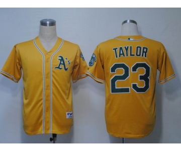 mlb jerseys oakland athletics #23 taylor yellow