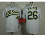 mlb jerseys oakland athletics #26 kazmir white