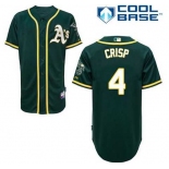 mlb jerseys oakland athletics #4 crisp green[2014 new]