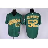 mlb jerseys oakland athletics #52 yoenis cespedes green