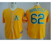 mlb jerseys oakland athletics #62 doolittle yellow