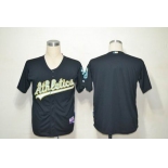 mlb jerseys oakland athletics blank black (Cool Base)