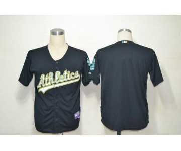 mlb jerseys oakland athletics blank black (Cool Base)