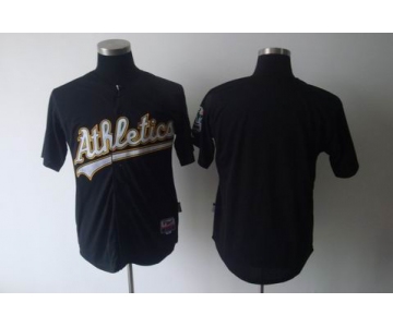 mlb jerseys oakland athletics blank black