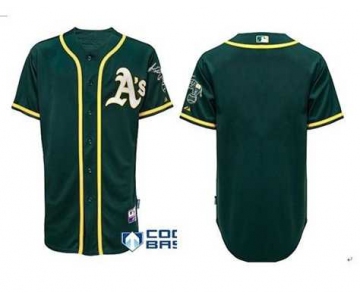 mlb jerseys oakland athletics blank green[2014 new]