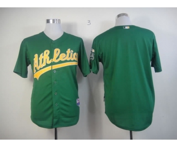 mlb jerseys oakland athletics blank green