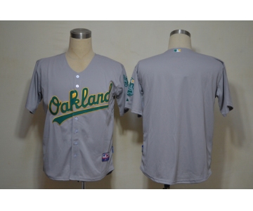 mlb jerseys oakland athletics blank grey