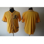 mlb jerseys oakland athletics blank yellow