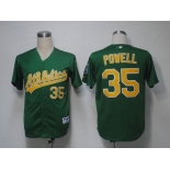 mlb oakland athletics #35 powell green