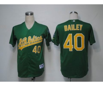 mlb oakland athletics #40 bailey green