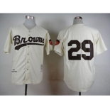 mlb jerseys st.louis browns #29 paige cream[m&n 1953]