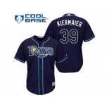 Men Tampa Bay Rays #39 Kevin Kiermaier Dark Blue New Cool Base Stitched MLB Jersey