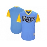 Men's 2017 Little League World Series Tampa Bay Rays Light Blue Jersey