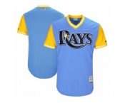 Men's 2017 Little League World Series Tampa Bay Rays Light Blue Jersey