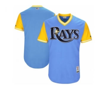 Men's 2017 Little League World Series Tampa Bay Rays Light Blue Jersey