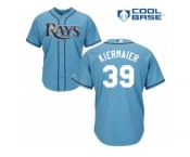 Men's Majestic Tampa Bay Rays #39 Kevin Kiermaier Replica Light Blue Alternate 2 Cool Base MLB Jersey