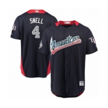 Men's Majestic Tampa Bay Rays #4 Blake Snell Game Navy Blue American League 2018 MLB All-Star MLB Jersey