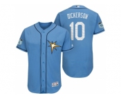 Men's Tampa Bay Rays #10 Corey Dickerson 2017 Spring Training Flex Base Authentic Collection Stitched Baseball Jersey