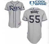 mlb Tampa Bay Rays #55 Moore DK grey(cool base)