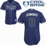 mlb Tampa Bay Rays #8 Jennings Blue(cool base)