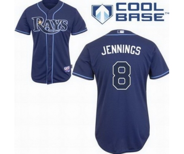 mlb Tampa Bay Rays #8 Jennings Blue(cool base)