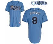 mlb Tampa Bay Rays #8 Jennings lt BLUE(cool base)