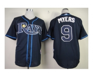 mlb jerseys tampa bay rays #9 myers dk.blue