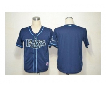 mlb jerseys tampa bay rays blank blue