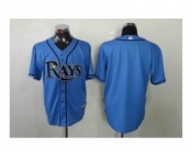 mlb jerseys tampa bay rays blank lt.blue