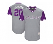 Men's 2017 Little League World Series Rockies Ian Desmond #20 Charron Gray Jersey