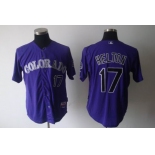 mlb jerseys colorado rockies #17 helton purple