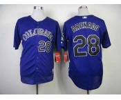 mlb jerseys colorado rockies #28 arenado blue