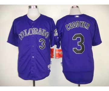 mlb jerseys colorado rockies #3 cuddyer purple