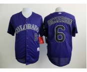 mlb jerseys colorado rockies #6 dickerson blue