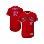 Los Angeles Angels Of Anaheim #17 Shohei Ohtani Red Flexbase Authentic Collection Stitched MLB Jersey