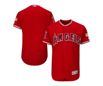 Los Angeles Angels Of Anaheim Blank Red 2017 Spring Training Flexbase Authentic Collection Stitched Baseball Jersey