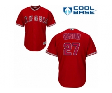 Los Angeles Angels of Anaheim #27 Darin Erstad Replica Red Alternate Cool Base MLB Jersey