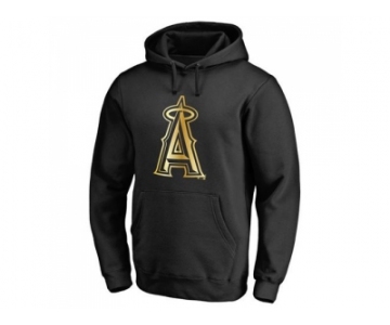 Los Angeles Angels of Anaheim Gold Collection Pullover Hoodie Black