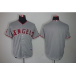 MLB Jerseys Los Angeles Angels Blank Grey Jerseys