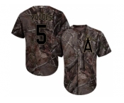 Men Los Angeles Angels Of Anaheim #5 Albert Pujols Camo Realtree Collection Cool Base Stitched MLB Jersey