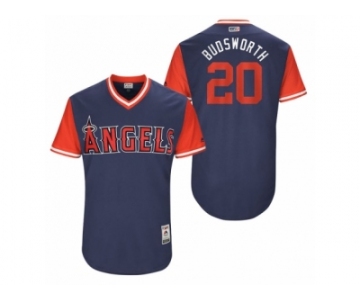 Men's 2017 Little League World Series Angels Bud Norris #20 Budsworth Navy Jersey