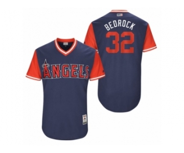 Men's 2017 Little League World Series Angels Cam Bedrosian #32 Bedrock Navy Jersey