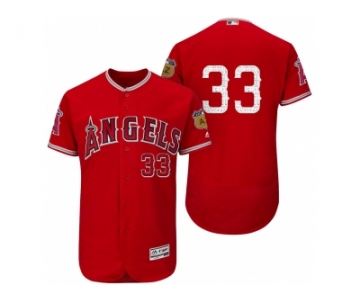 Men's Los Angeles Angels Of Anaheim #30 C.J. Wilson 2017 Spring Training Flex Base Authentic Collection Stitched Baseball Jersey